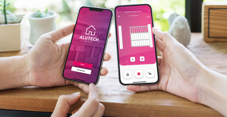 Умный привод для откатных ворот ALUTECH Roteo RTO-1000MKIT-Sm + беспроводные фотоэлементы LM-LB