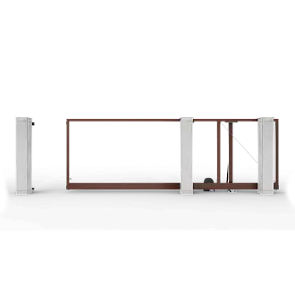 Откатные ворота с электроприводом серии Prestige без заполнения Откатные ворота с электроприводом серии Prestige без заполнения